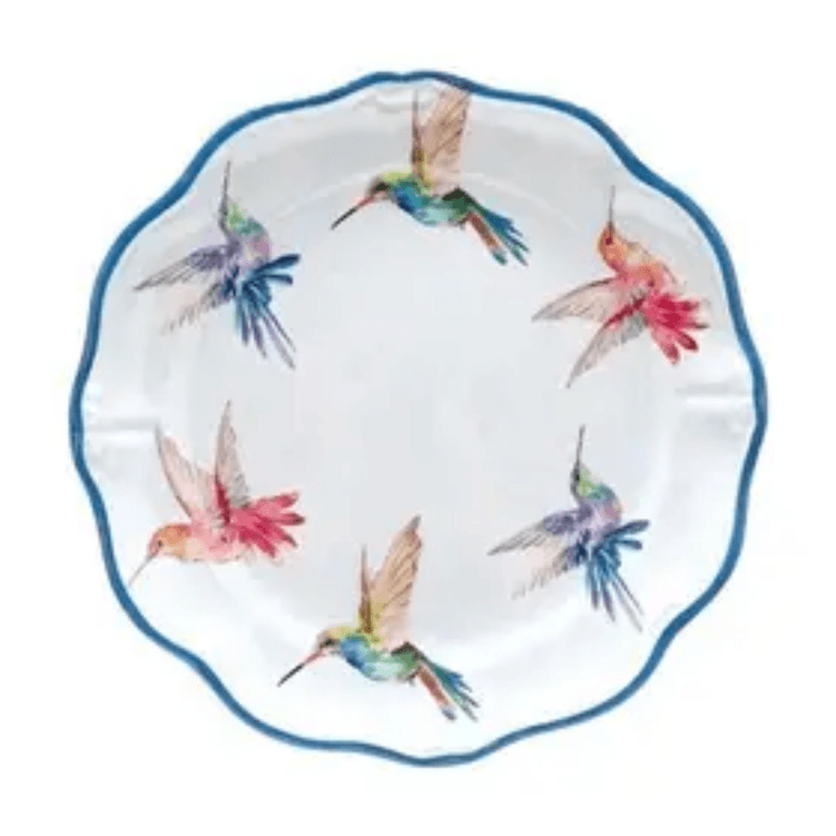 Prato Raso Passaro Melamina 27Cm - Entrecasa